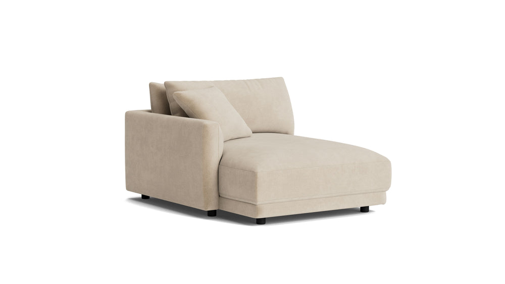 Soft Spot Chaise con brazo izquierdo, avena