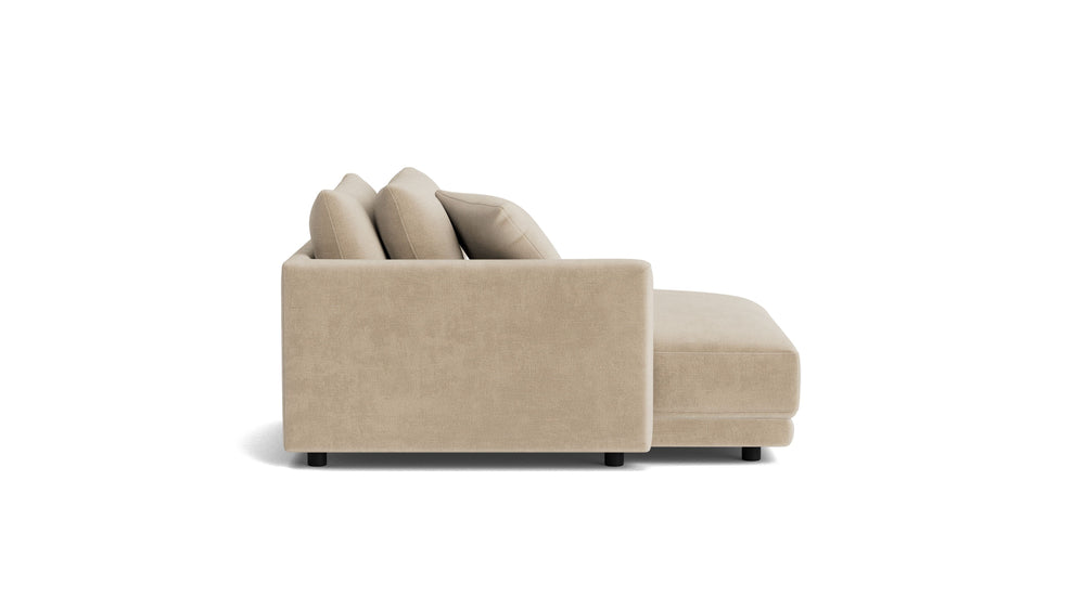 Soft Spot Chaise con brazo izquierdo, avena