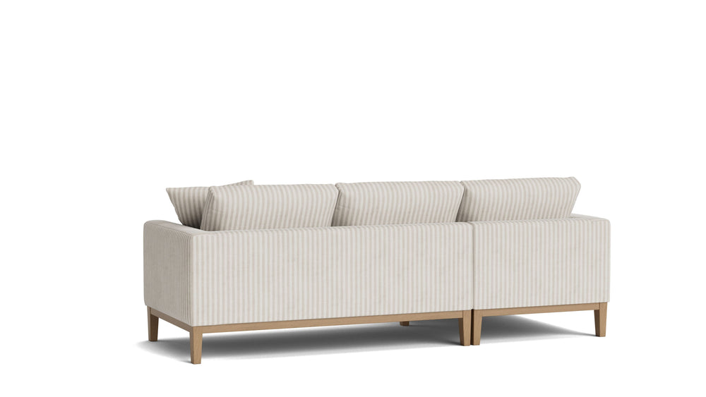 Any Day Sectional, lado izquierdo, Newport Stripe