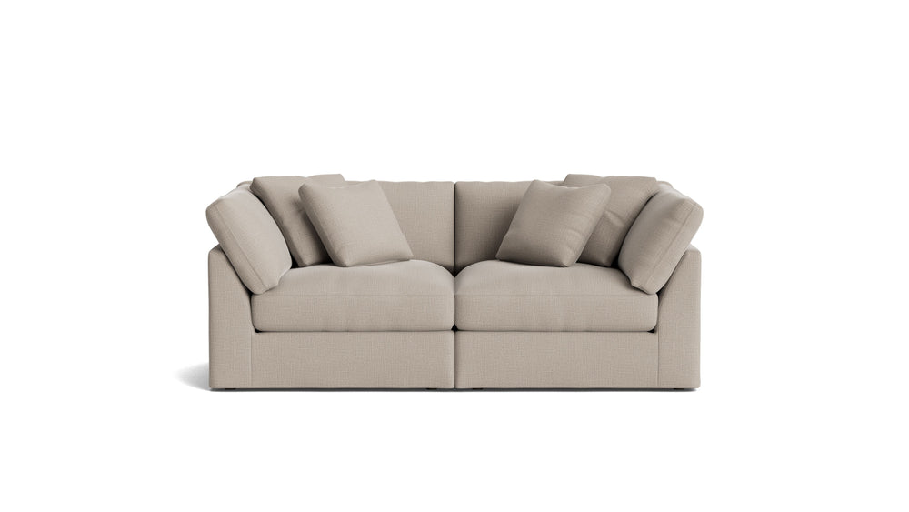 Sofá modular Get Together™ de 2 piezas, grande, piedra clara