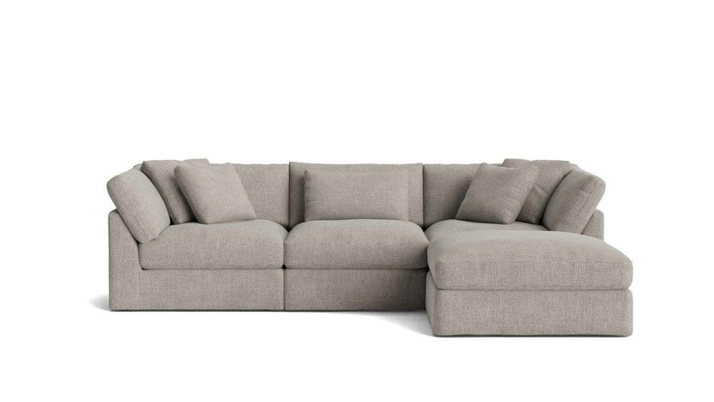 Get Together™ seccional modular de 4 piezas, grande, avena
