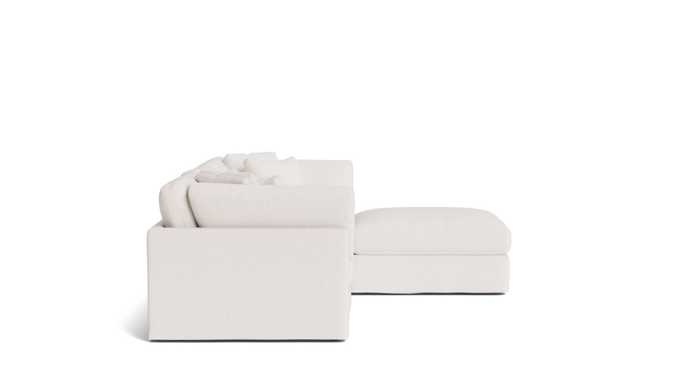 Get Together™ seccional modular de 4 piezas, grande, Nomad Snow