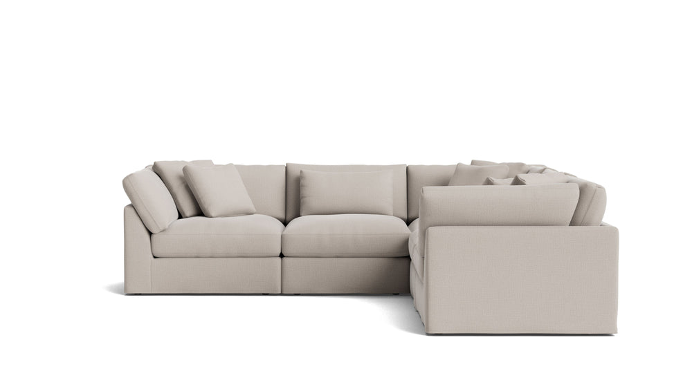 Get Together™ Seccional modular cerrado de 5 piezas, grande, Cove