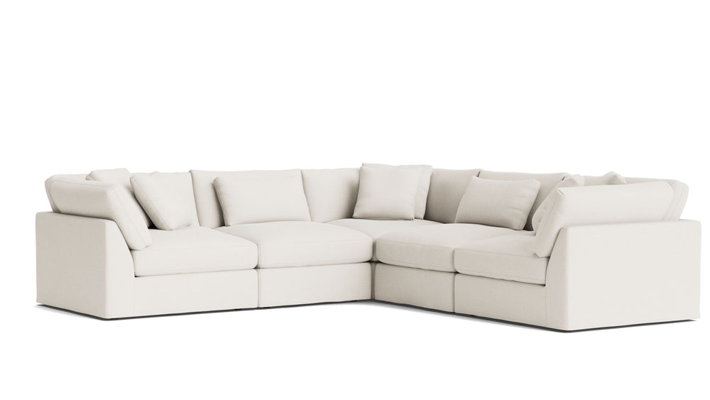 Get Together™ Seccional modular cerrado de 5 piezas, grande, Cove