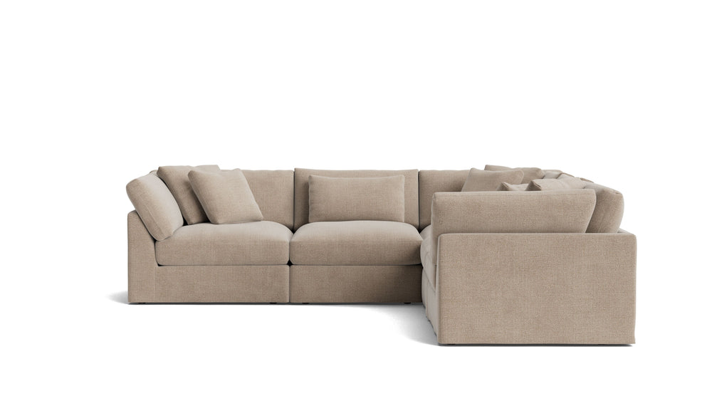 Get Together™ Seccional modular cerrado de 5 piezas, grande, Cove