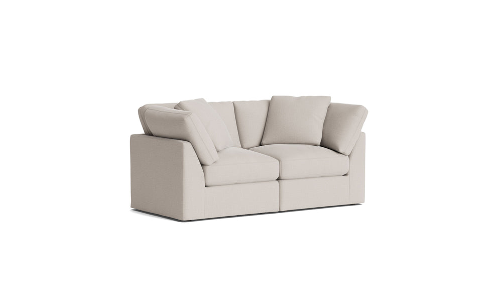 Get Together™ Sofá modular de 2 piezas, estándar, arcilla