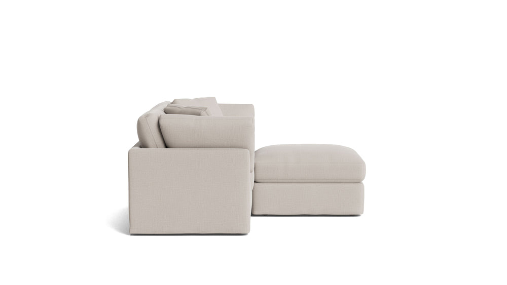 Get Together™ seccional modular de 3 piezas, estándar, arcilla