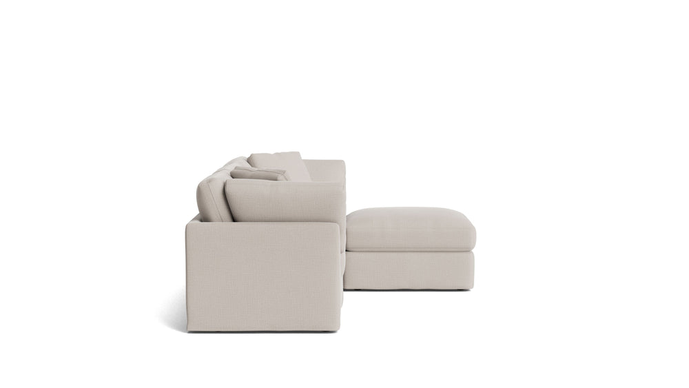 Get Together™ seccional modular de 4 piezas, estándar, arcilla
