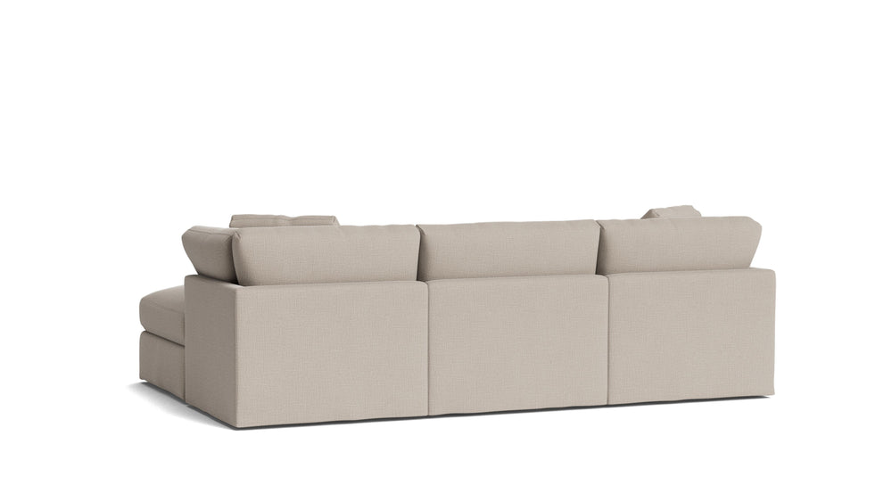 Get Together™ Seccional modular de 4 piezas, Estándar, Piedra clara