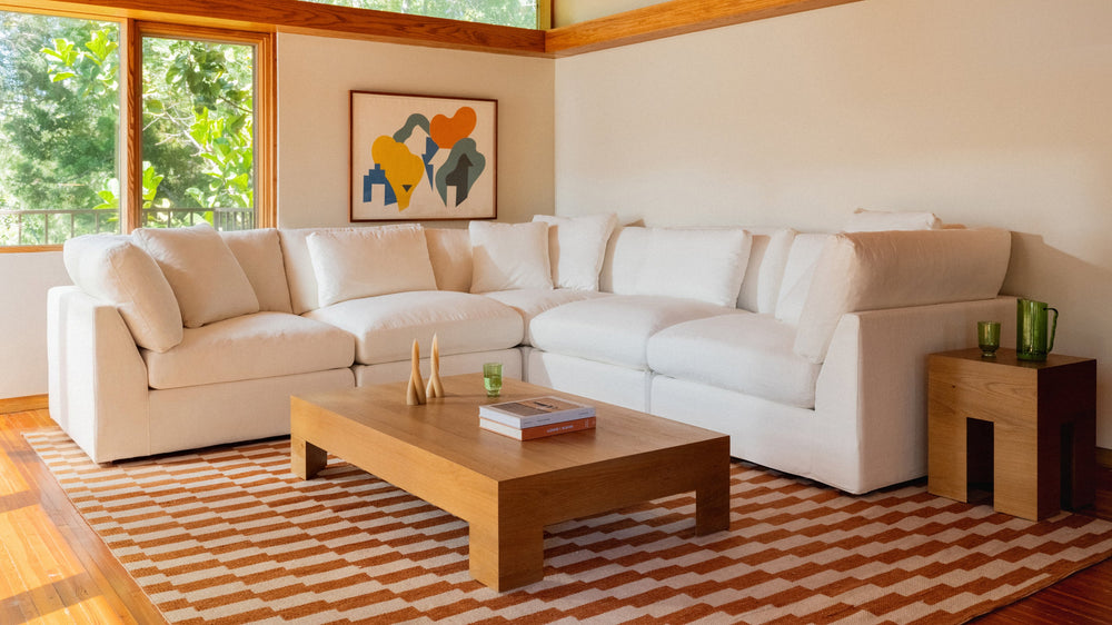 Get Together™ Seccional modular cerrado de 5 piezas, estándar, avena