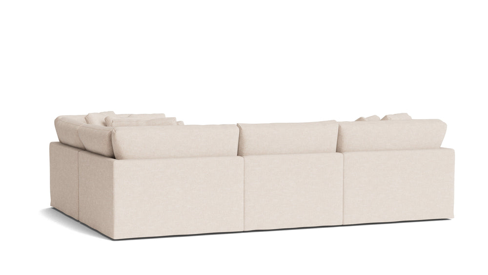 Get Together™ seccional modular cerrado de 4 piezas, grande, Sunbeam
