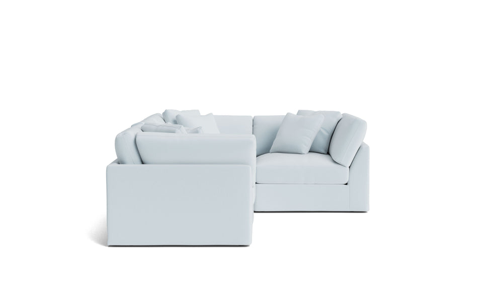Get Together™ seccional modular de 4 piezas cerrado, grande, Cove