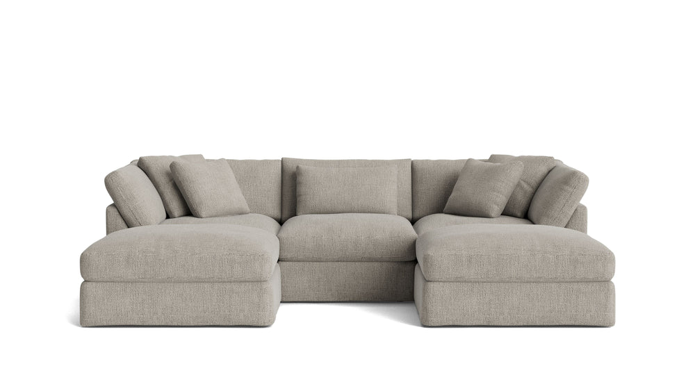 Get Together™ Seccional modular en U de 5 piezas, grande, color avena