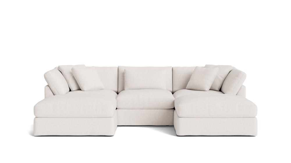 Get Together™ Seccional modular en U de 5 piezas, grande, Nomad Snow