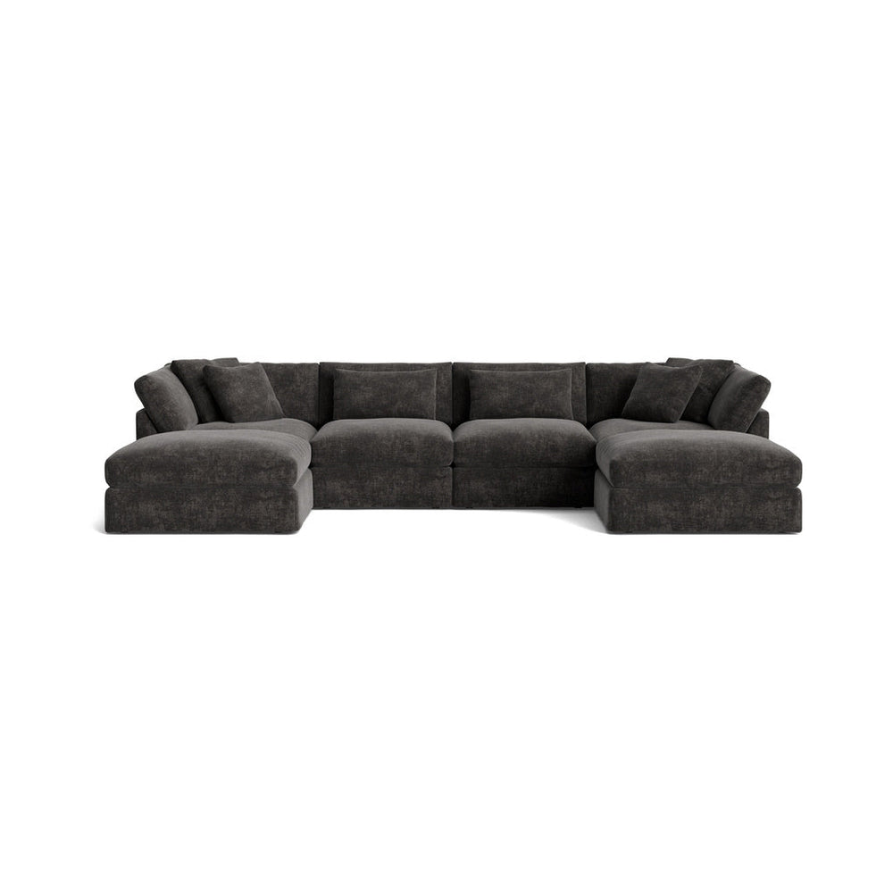 Get Together™ Seccional modular en U de 6 piezas, grande, trufa