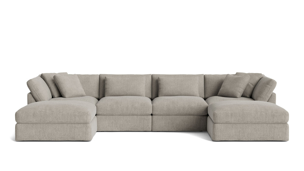 Get Together™ Seccional modular en U de 6 piezas, grande, avena
