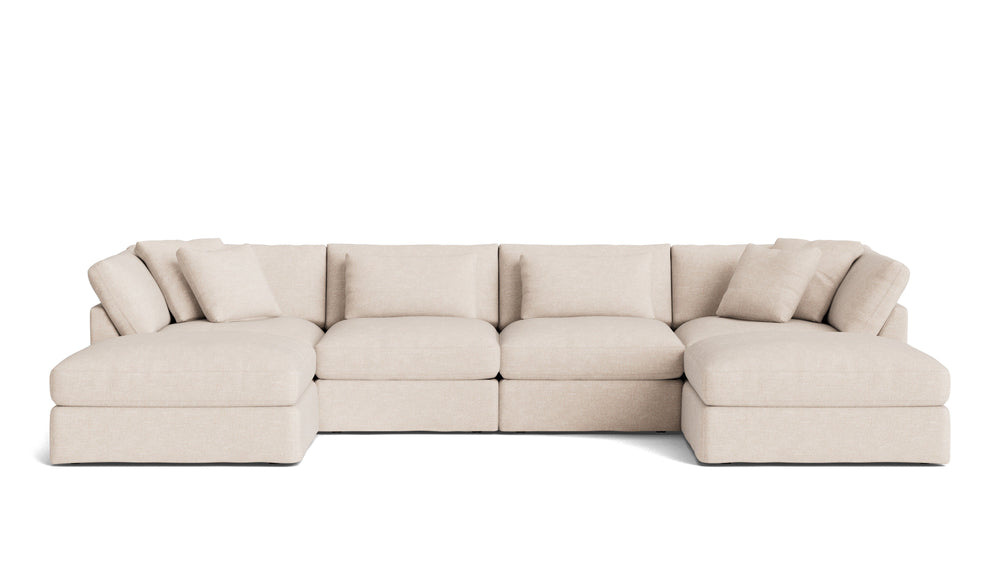 Get Together™ Seccional modular en forma de U de 6 piezas, grande, Rayo de sol