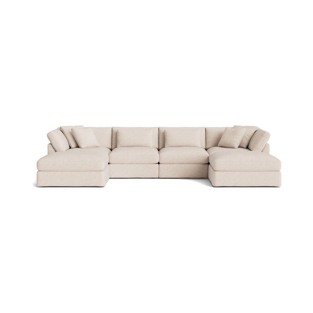 Get Together™ Seccional modular en forma de U de 6 piezas, grande, Rayo de sol