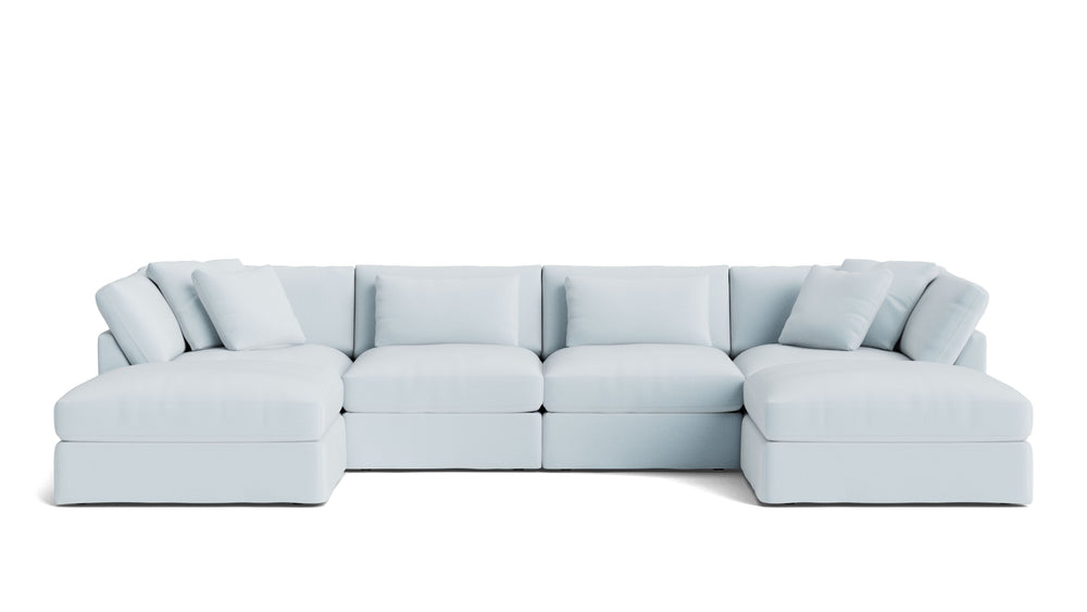 Get Together™ Seccional modular en forma de U de 6 piezas, grande, Cove