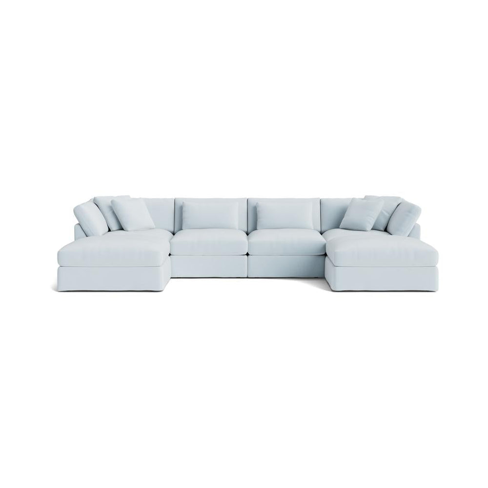 Get Together™ Seccional modular en forma de U de 6 piezas, grande, Cove