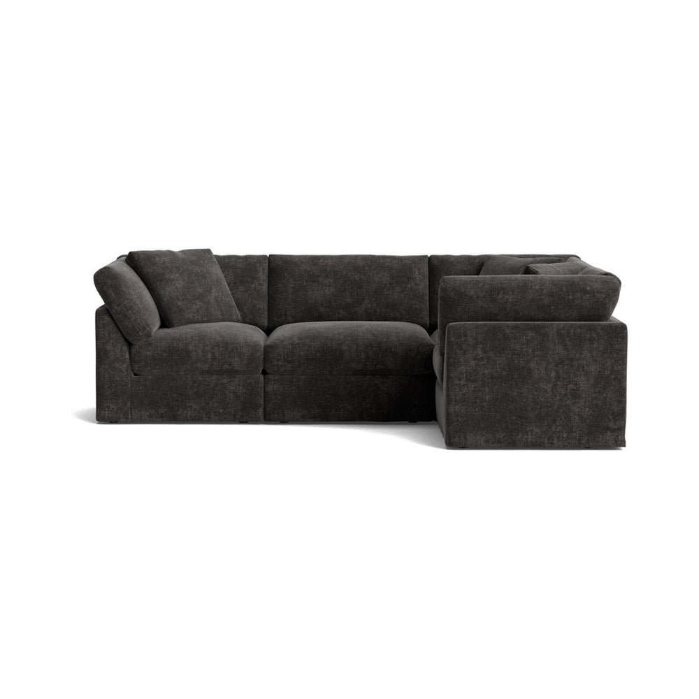 Get Together™ seccional modular de 4 piezas, cerrado, estándar, Trufa