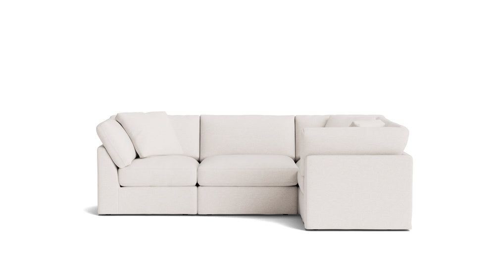 Get Together™ Seccional modular de 4 piezas, cerrado, estándar, Nomad Snow
