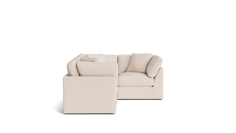 Get Together™ seccional modular de 4 piezas, cerrado, estándar, Sunbeam