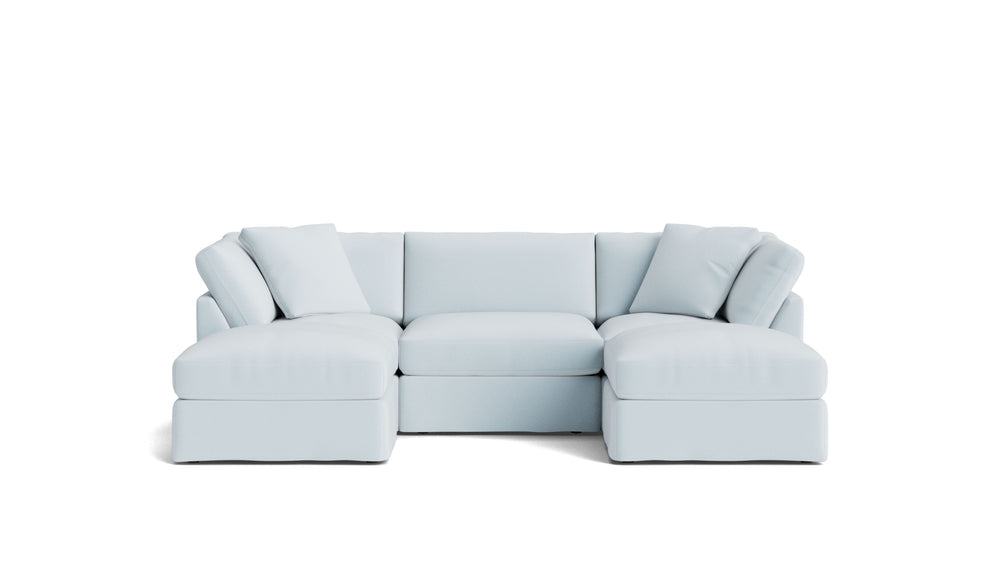 Get Together™ seccional modular en U de 5 piezas, estándar, Cove