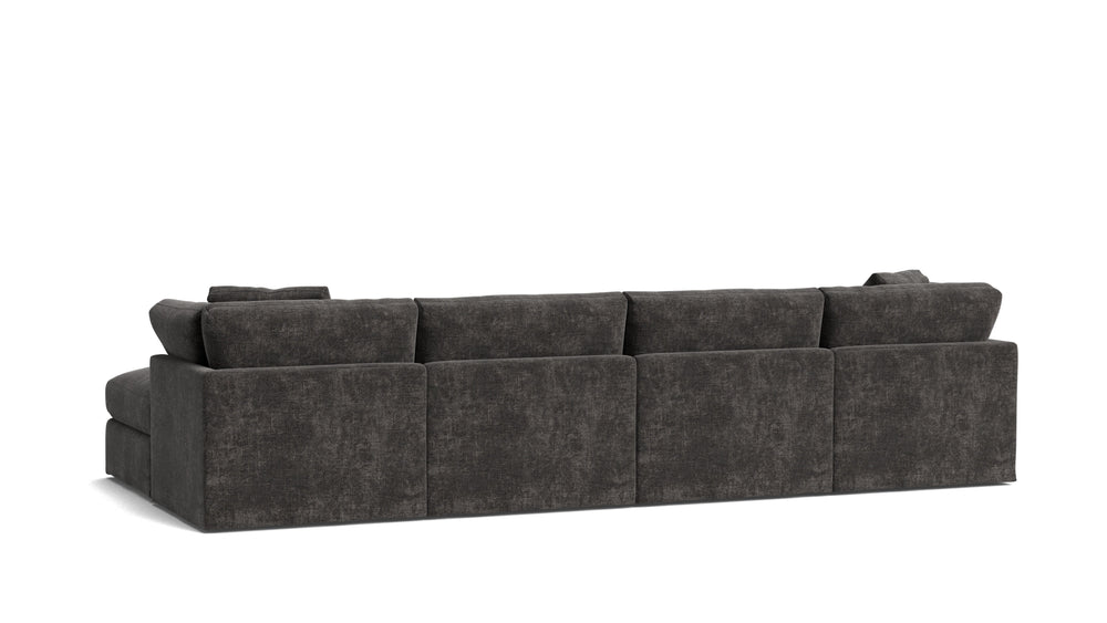 Get Together™ Seccional modular en U de 6 piezas, estándar, Trufa