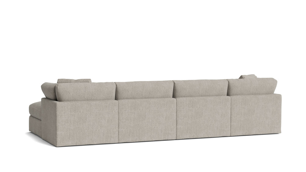 Get Together™ Seccional modular en U de 6 piezas, estándar, avena
