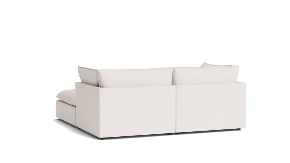 Chill Time seccional modular de 3 piezas, Nomad Snow