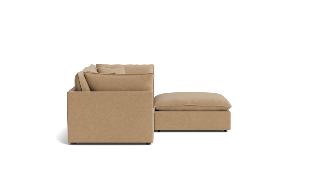 Seccional modular de 3 piezas Chill Time, avellana