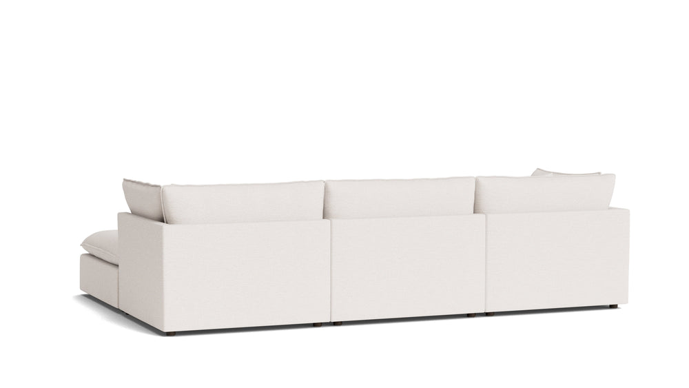 Seccional modular Chill Time de 4 piezas, Nomad Snow