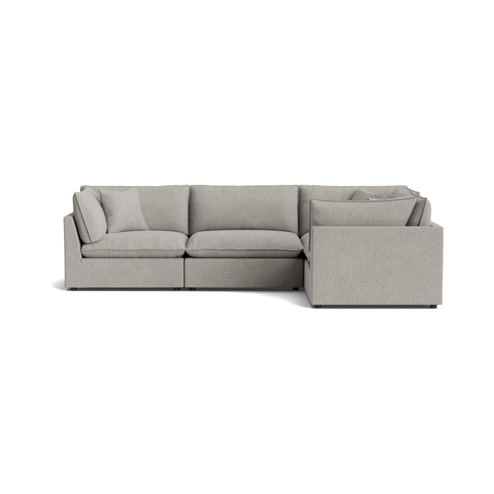 Chill Time Seccional modular de 4 piezas cerrado, Heather