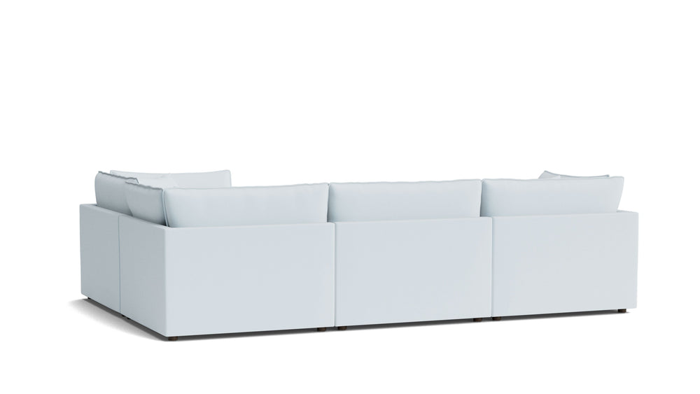Chill Time Seccional modular de 4 piezas, cerrado, Cove