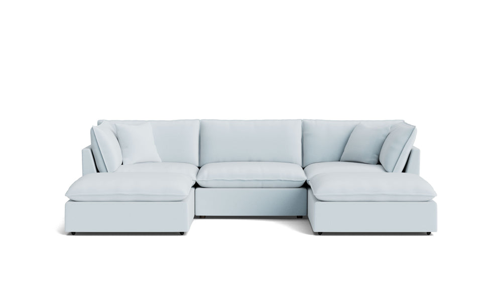 Chill Time Seccional modular en U de 5 piezas, Cove