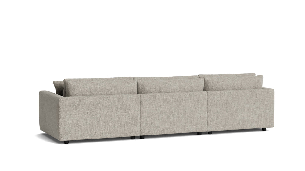 Soft Spot Seccional modular de 3 piezas, izquierdo, avena