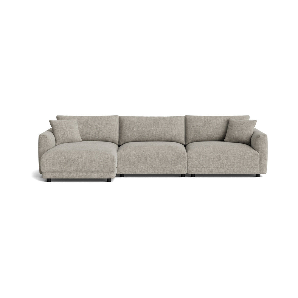 Soft Spot Seccional modular de 3 piezas, izquierdo, avena