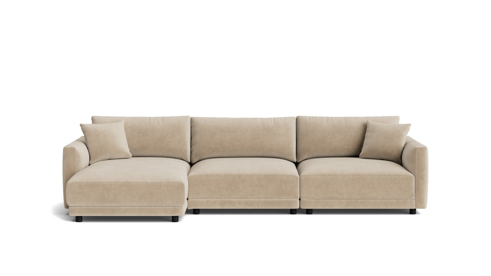 Soft Spot Seccional modular de 3 piezas, izquierdo, avena