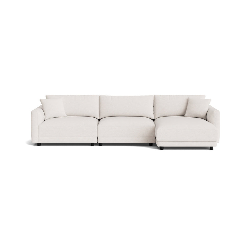 Soft Spot seccional modular de 3 piezas, orientación derecha, anacardo