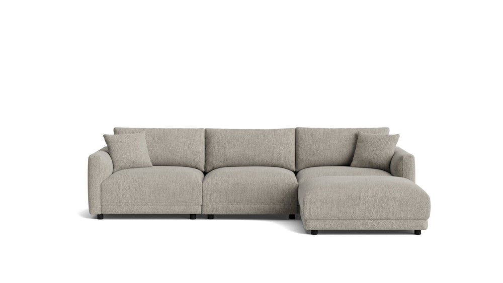 Soft Spot Seccional modular de 4 piezas, avena