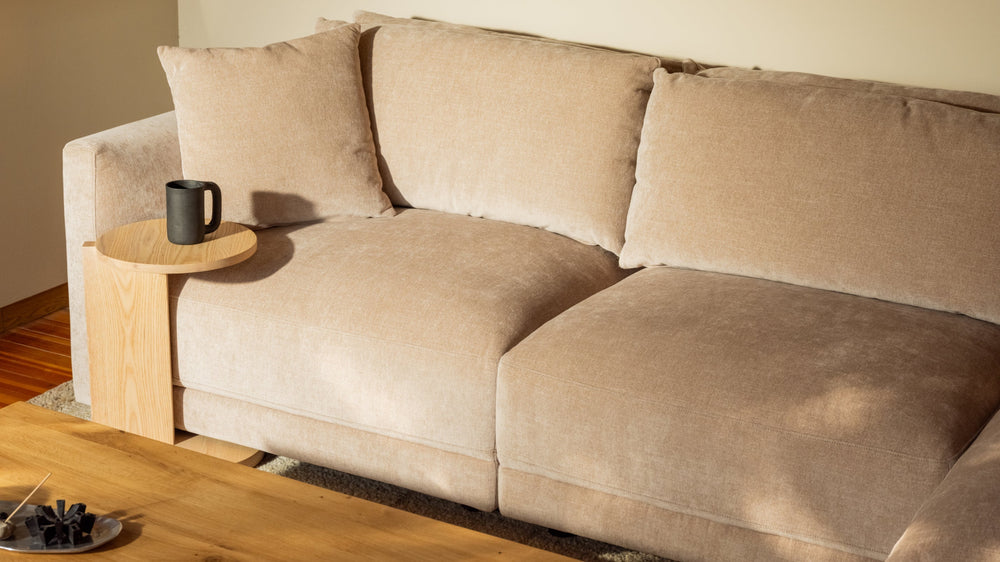 Soft Spot Seccional modular de 4 piezas, avena