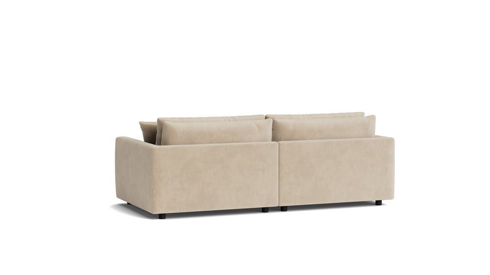 Soft Spot seccional modular de 2 piezas, izquierdo, anacardo