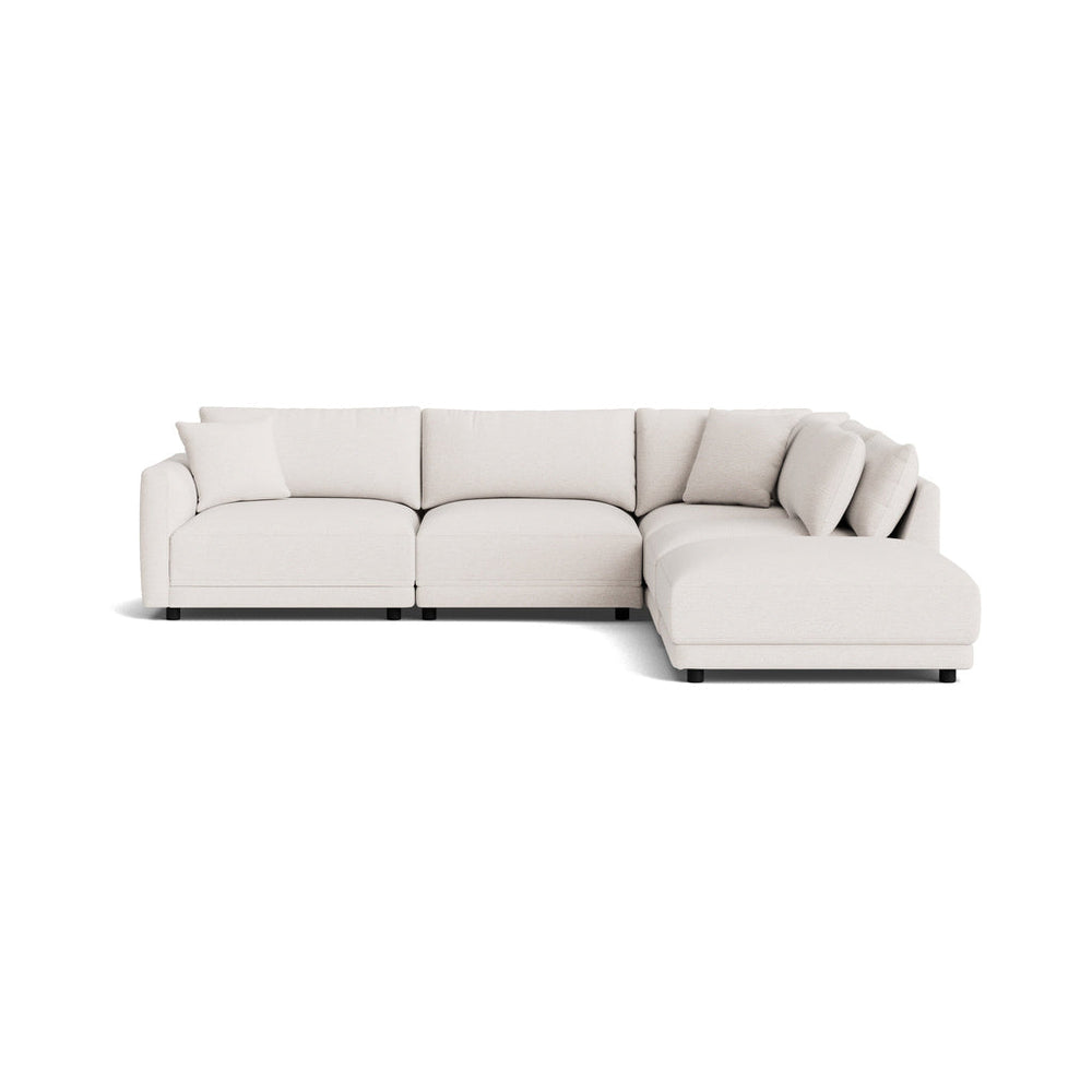 Soft Spot seccional modular de 5 piezas, lado derecho, Nomad Snow