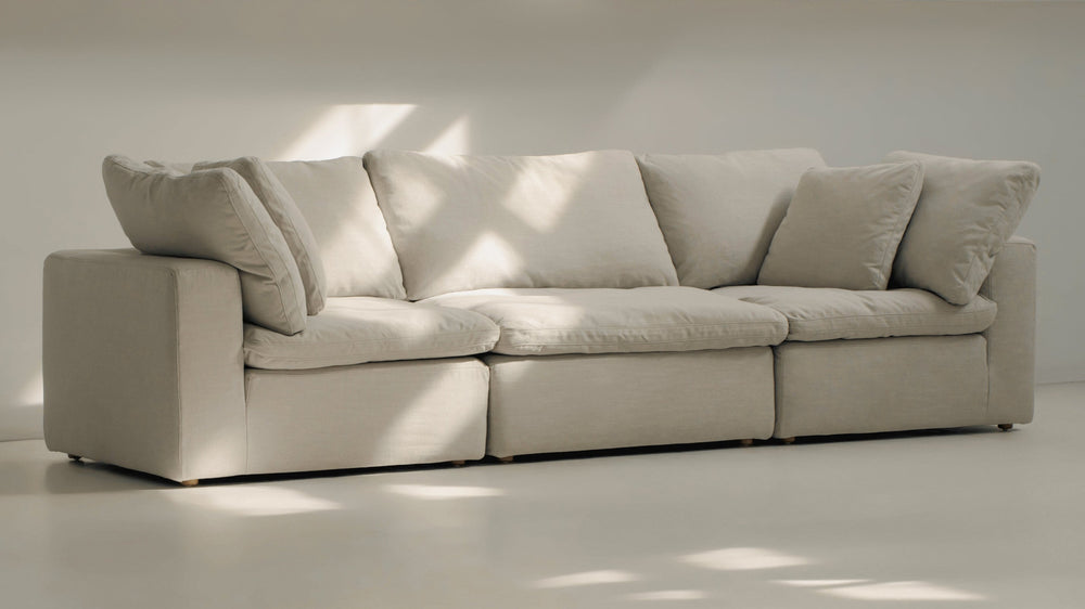 Movie Night™ Sofá modular de 3 piezas, grande, arcilla