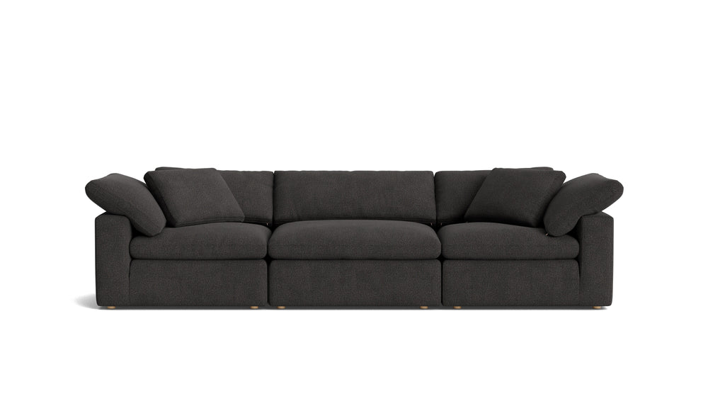 Movie Night™ Sofá modular de 3 piezas, grande, Sombra Oscura