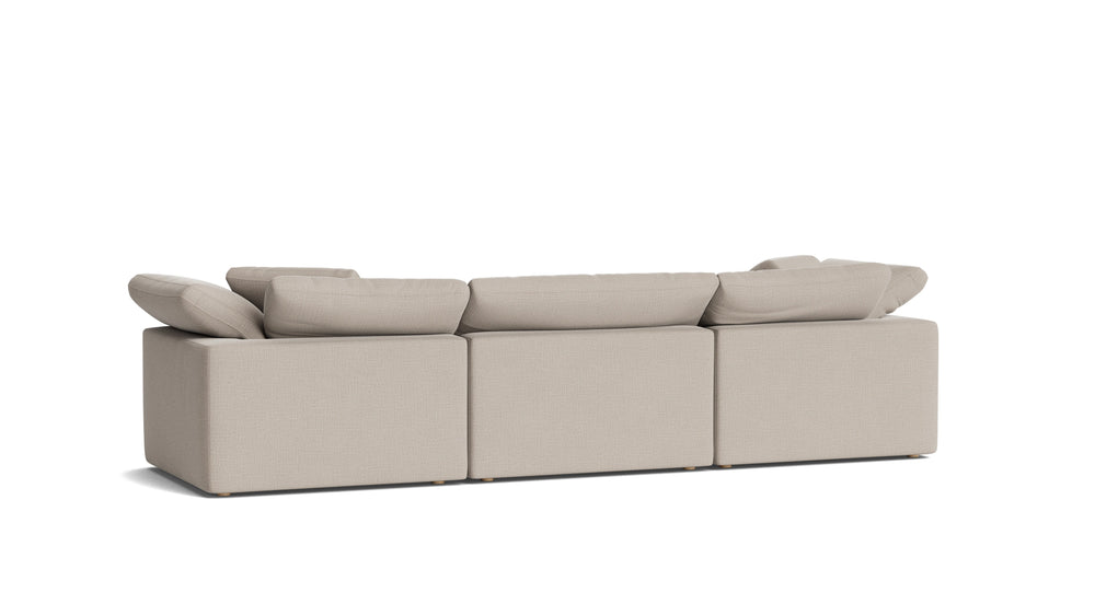 Sofá modular Movie Night™ de 3 piezas, estándar, color beige claro