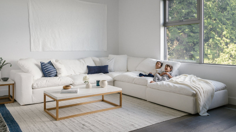 Movie Night™ Sofa modular de 5 piezas estándar color crema
