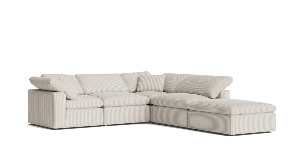 Movie Night™ Sofa modular de 5 piezas estándar color crema