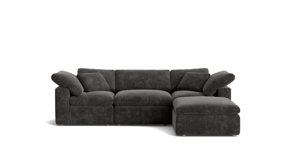 Movie Night™ Sofá modular de 4 piezas estándar color crema